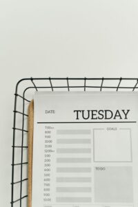 Simple Cleaning Schedule for the Whole Week